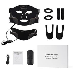 LED Red Light Therapy Face Mask – 7 Colour Silicone Facial Mask - SportZone.co.nz