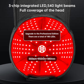 LED Red Light Therapy Wrap 660nm 850nm 940nm | Rechargeable Type - C - SportZone.co.nz