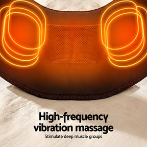 Livemor Back Massager Airbag Traction & Heat Lumbar Support Belt 124cm - SportZone.co.nz