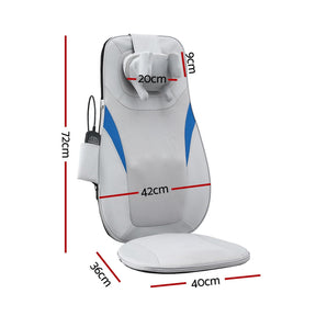 Livemor Full Back Massage Cushion 3D Kneading Heating Massage Seats - SportZone.co.nz