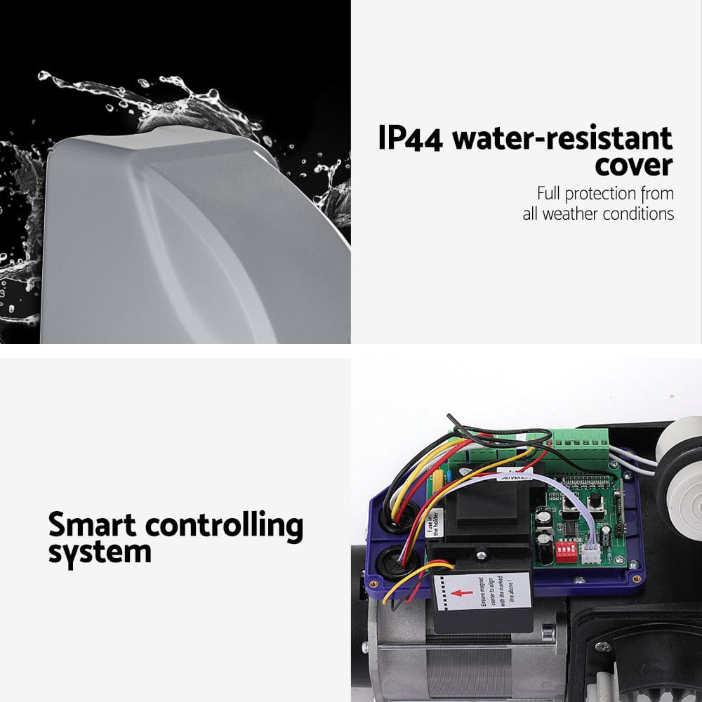 Lockmaster Automatic Sliding Gate Opener Kit 4M 800KG - SportZone.co.nz