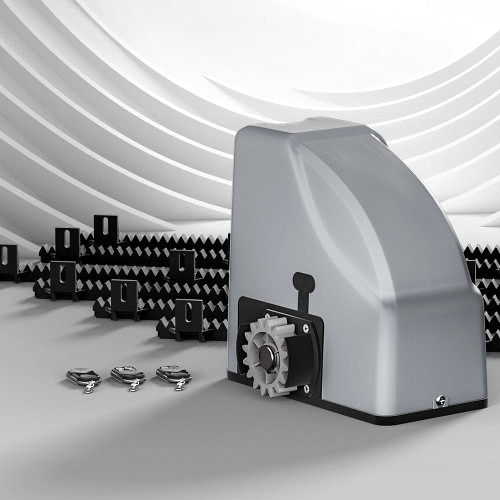 Lockmaster Automatic Sliding Gate Opener Kit Keypad 6M 800KG - SportZone.co.nz