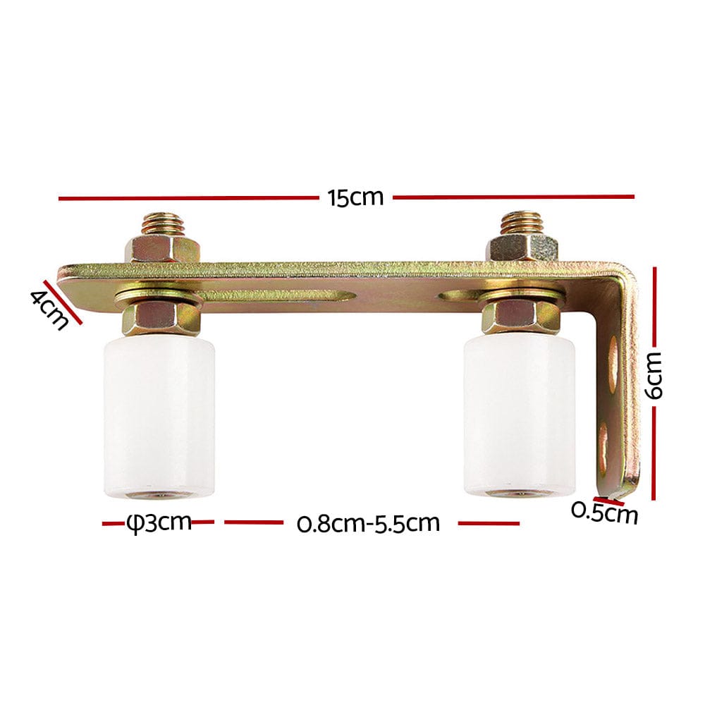 LockMaster Roller Guide Gate Opener Track Stopper Sliding Hardware Accessories Kit - SportZone.co.nz