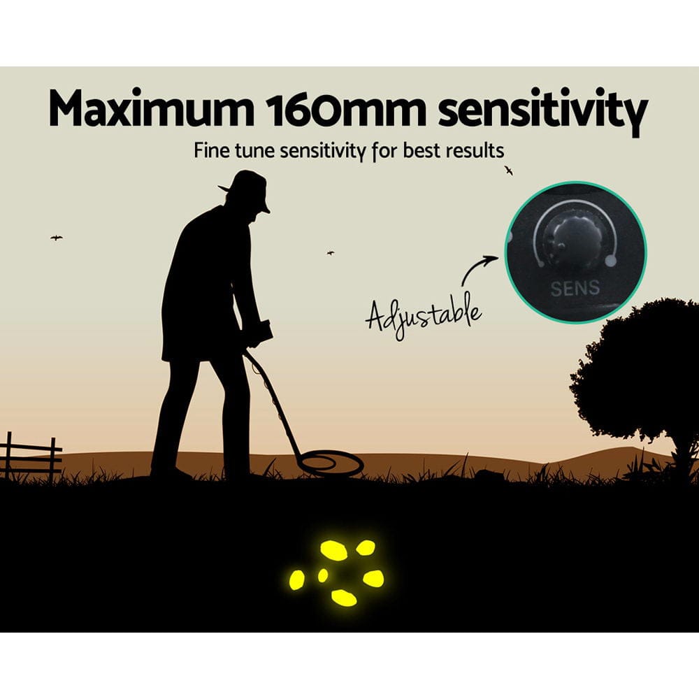Metal Detector 160MM Deep Sensitive Waterproof Pinpointer Treasure Hunter - SportZone.co.nz