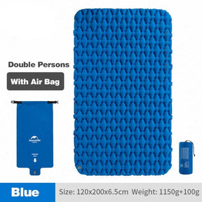 Naturehike Inflatable Camping Mat: Ultralight, Portable, and Perfect for Sleeping Comfort Under the Stars - SportZone.co.nz