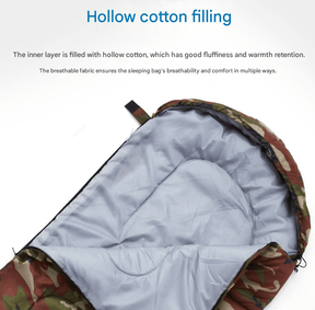 Navy - blue 0.7kg Ultra - Lightweight Compact Sleeping Bag | Portable Outdoor Camping & Travel Gear | Breathable Warm Weather Sleep System - SportZone.co.nz