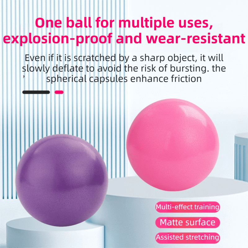 Pink Professional Pilates Ring & Yoga Ball Set - Multipurpose Home Fitness Equipment for Whole - Body Core Training & Pelvic Floor Strengthening - SportZone.co.nz