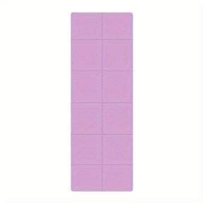 Portable Foldable Yoga Mat – Dual - Sided Non - Slip TPE Exercise Mat for Yoga, Pilates, Kids Nap & Travel (Purple) | Other Colors Available in Store - SportZone.co.nz