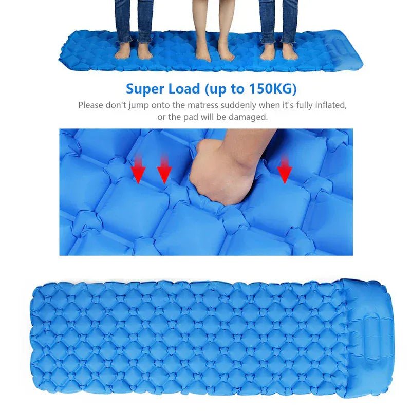 Premium Camping Comfort: Inflatable Sleeping Mat - SportZone.co.nz