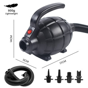 PROFLEX 600W Electric Air Pump Portable Inflator for Air Track Mat Inflatables 4 Nozzles - SportZone.co.nz