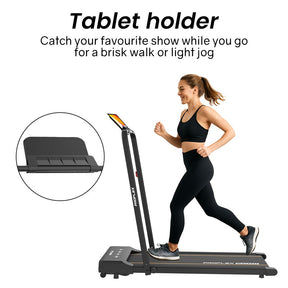 PROFLEX Walking Pad Under Desk Treadmill Foldable LCD Remote - SportZone.co.nz