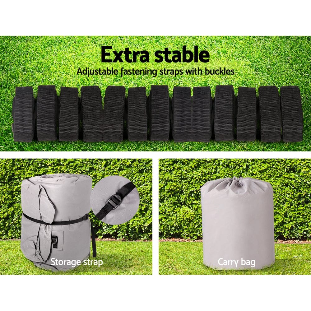 Seamanship Boat Cover 25 - 27ft Trailerable Jumbo Marine 600D Heavy Duty Grey - SportZone.co.nz