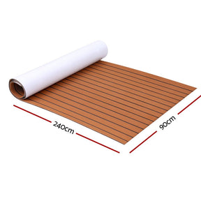 Seamanship EVA Foam Boat Flooring Mat Decking Sheet 240x90x0.6cm Dark Brown - SportZone.co.nz