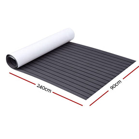 Seamanship EVA Foam Boat Flooring Mat Decking Sheet 240x90x0.6cm Dark Grey Decor - SportZone.co.nz