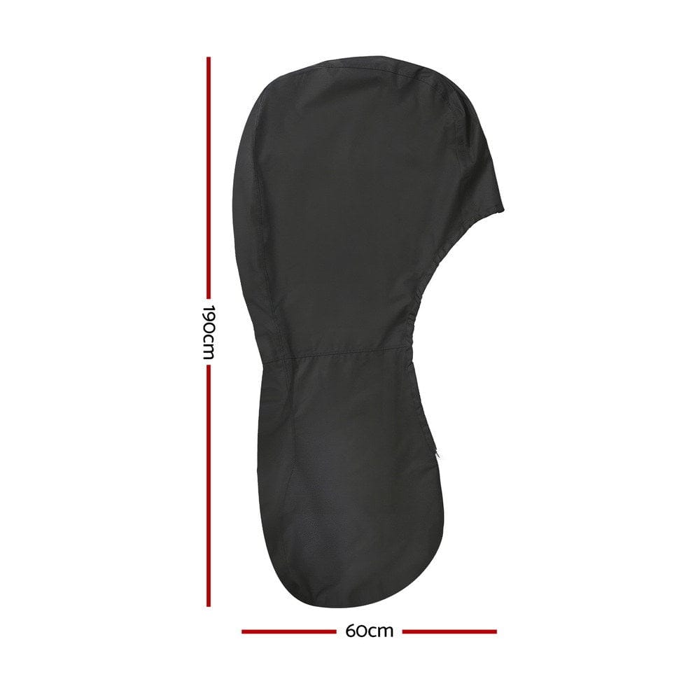 Seamanship Full Outboard Boat Motor Engine Cover Dust Rain Protection 100hp - 150hp 600D Black - SportZone.co.nz