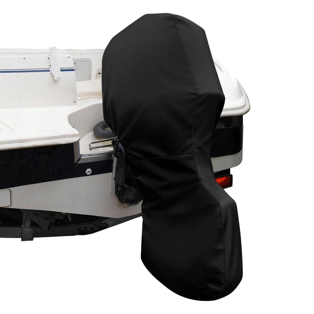 Seamanship Full Outboard Boat Motor Engine Cover Dust Rain Protection 100hp - 150hp 600D Black - SportZone.co.nz