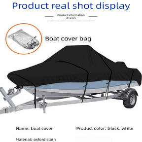 Silver Heavy Duty Waterproof V-Hull Boat Cover 11-13FT Marine Grade Outdoor UV Protection for Australian Storage and Mooring - SportZone.co.nz