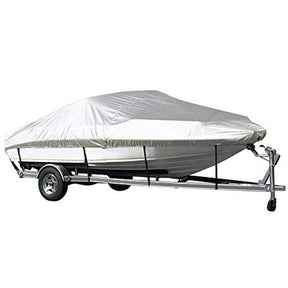 Silver Heavy Duty Waterproof V-Hull Boat Cover 11-13FT Marine Grade Outdoor UV Protection for Australian Storage and Mooring - SportZone.co.nz