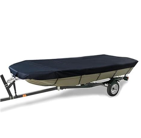 Square Boat 17-20FT (625cm × 360cm):Boat Cover Trailerable Marine Grade 210D grey - SportZone.co.nz