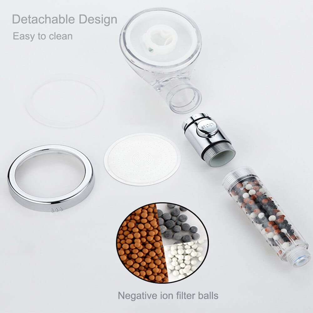 Tourmaline Balls Filter Shower Head - SportZone.co.nz
