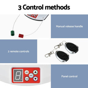 UL - tech Garage Roller Door Opener 800N Motor Auto Safety Reverse 220V - SportZone.co.nz