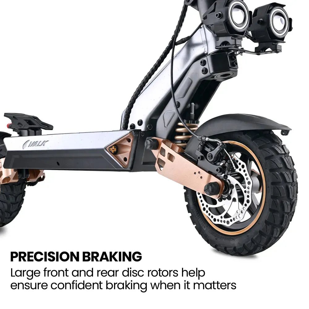 VALK Ego 8 Electric Scooter | 55km Range & 48V 13Ah Battery | Adult eScooter NZ - SportZone.co.nz