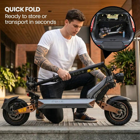 VALK Ego 8 Electric Scooter | 55km Range & 48V 13Ah Battery | Adult eScooter NZ - SportZone.co.nz