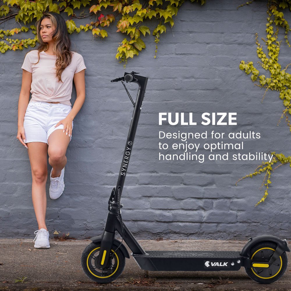 VALK Synergy 7 Electric Scooter 500W 15Ah | Adult eScooter | NZ & AU Compliant - SportZone.co.nz