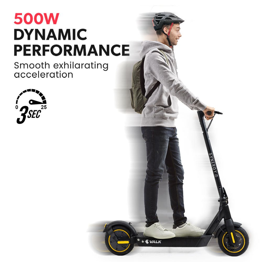 VALK Synergy 7 Electric Scooter 500W 15Ah | Adult eScooter | NZ & AU Compliant - SportZone.co.nz