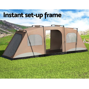 Weisshorn 10 - Person Instant Camping Tent: Your Ultimate Outdoor Retreat - SportZone.co.nz
