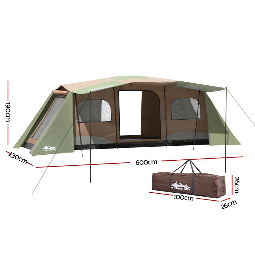 Weisshorn 10 - Person Instant Camping Tent: Your Ultimate Outdoor Retreat - SportZone.co.nz