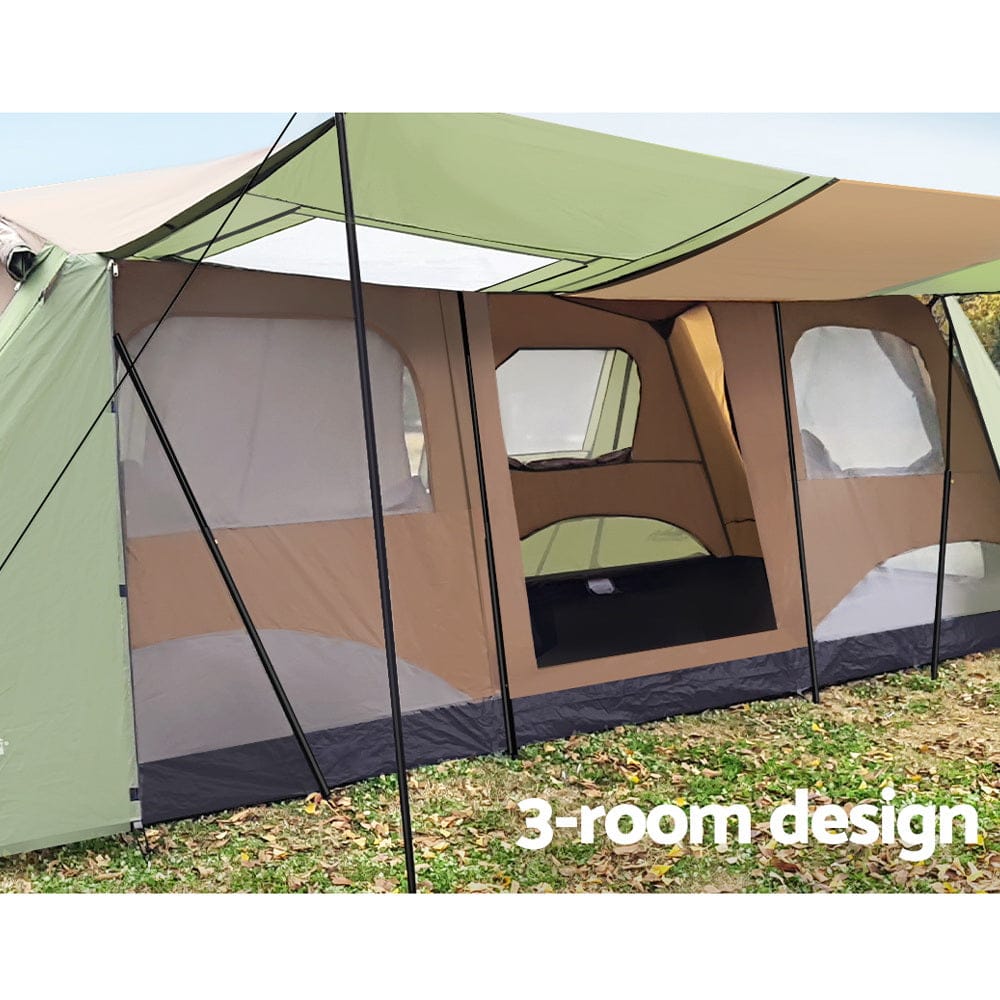 Weisshorn 10 - Person Instant Camping Tent: Your Ultimate Outdoor Retreat - SportZone.co.nz