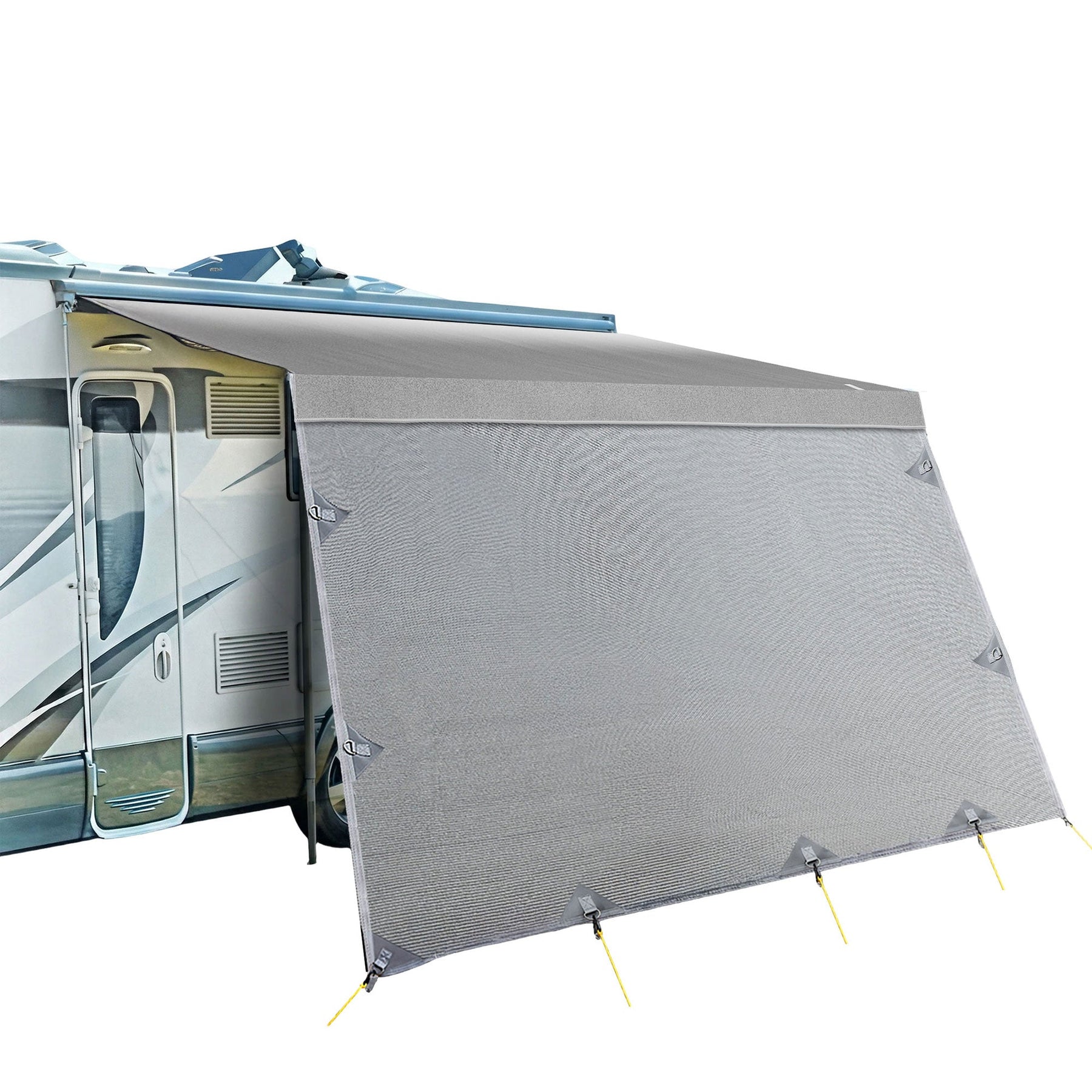 Weisshorn 12ft Caravan Awning Fabric & Privacy Screen RV Roll Out Sun Shade 3.4M - SportZone.co.nz