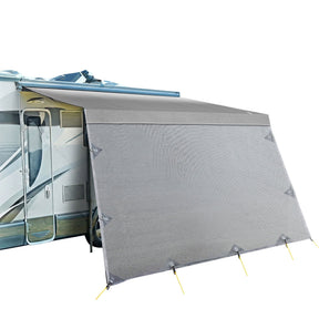 Weisshorn 12ft Caravan Awning Fabric & Privacy Screen RV Roll Out Sun Shade 3.4M - SportZone.co.nz