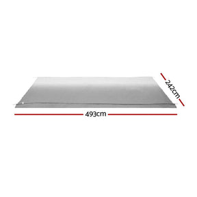 Weisshorn 17ft Caravan Awning RV Replacement Fabric 4.93M x 2.42M - SportZone.co.nz