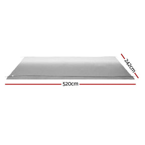 Weisshorn 18ft Caravan Awning RV Replacement Fabric 5.20M x 2.42M - SportZone.co.nz