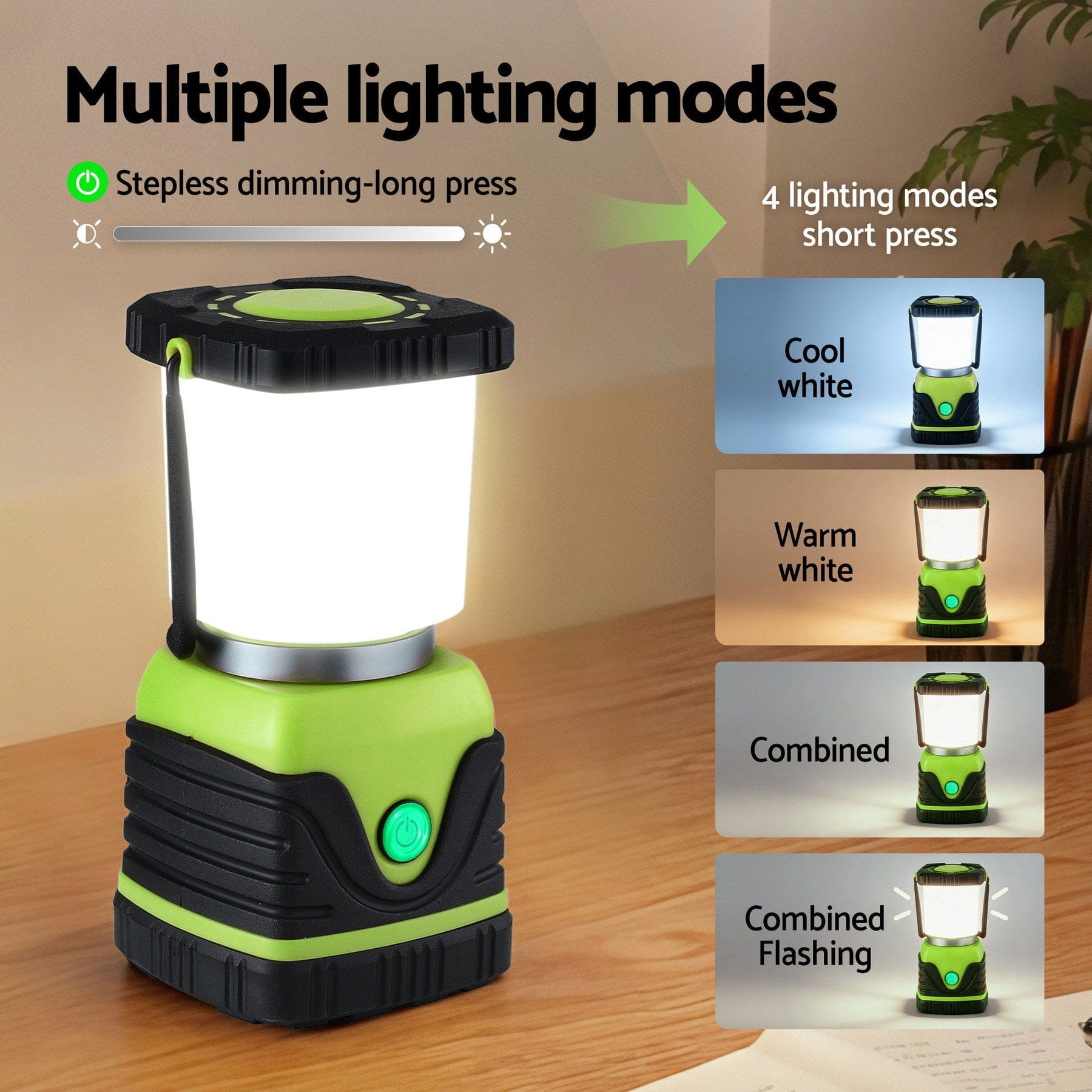 Weisshorn 2 - Pack LED Camping Lanterns, 1000LM Super Bright Waterproof Portable Emergency Tent Lights - SportZone.co.nz