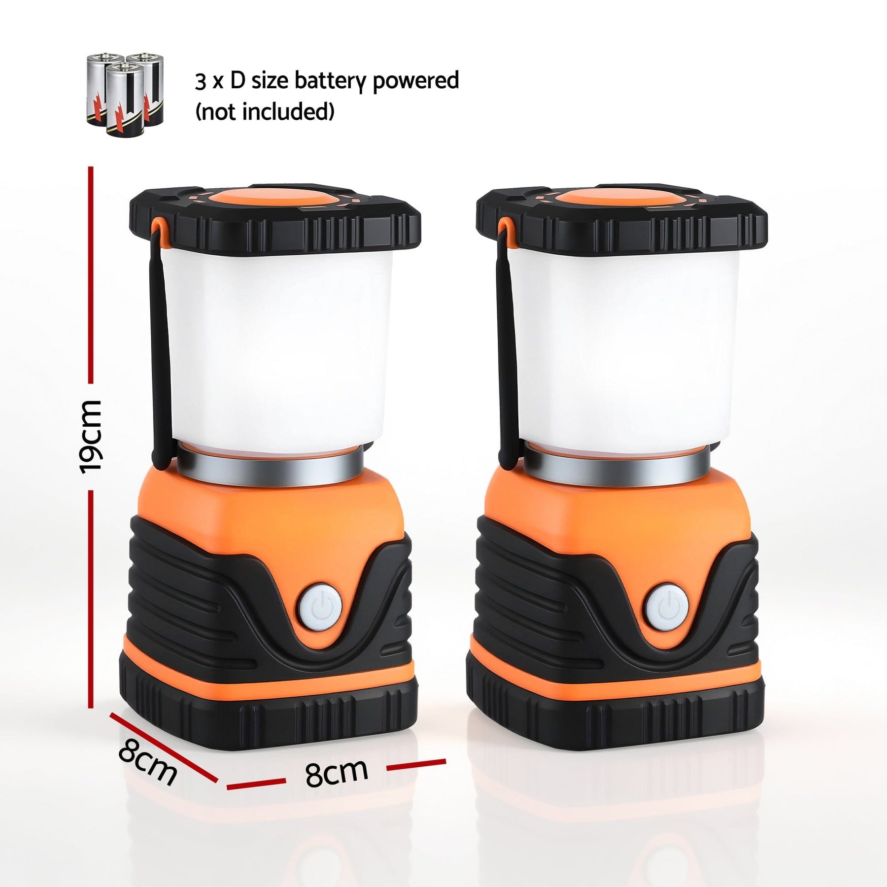 Weisshorn 2 - Pack LED Camping Lanterns, 1000LM Super Bright Waterproof Portable Emergency Tent Lights - SportZone.co.nz
