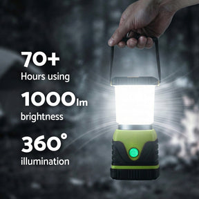 Weisshorn 2 - Pack LED Camping Lanterns, 1000LM Super Bright Waterproof Portable Emergency Tent Lights - SportZone.co.nz