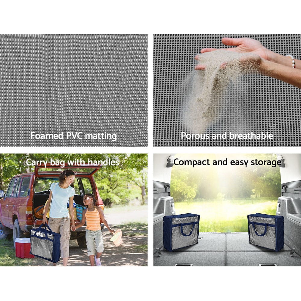 Weisshorn 3M X 2.5M Annex Matting Floor Mats Mesh Caravan Camping Annexe 2pcs - SportZone.co.nz