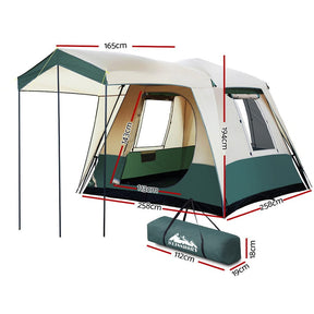 Weisshorn 4 - Person Family Dome Tent | Quick Setup Camping Tent - SportZone.co.nz