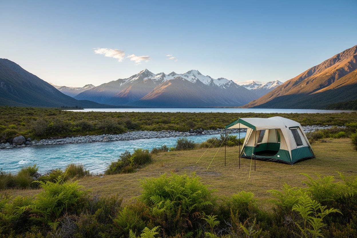 Weisshorn 4 - Person Family Dome Tent | Quick Setup Camping Tent - SportZone.co.nz