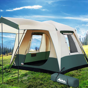Weisshorn 4 - Person Family Dome Tent | Quick Setup Camping Tent - SportZone.co.nz