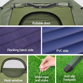 Weisshorn 5 - in - 1 Camping Tent Cot 1 - person Air Mattress Camping Bed - SportZone.co.nz