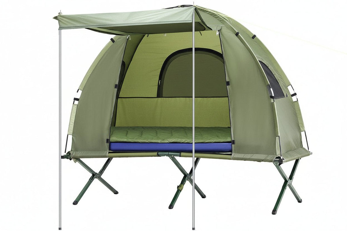 Weisshorn 5 - in - 1 Camping Tent Cot 1 - person Air Mattress Camping Bed - SportZone.co.nz