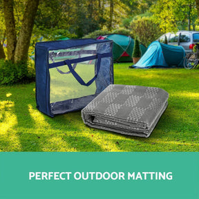 Weisshorn 5M X 2.5M Annex Matting 600GSM Floor Mats Mesh Caravan Camping Annexe - SportZone.co.nz
