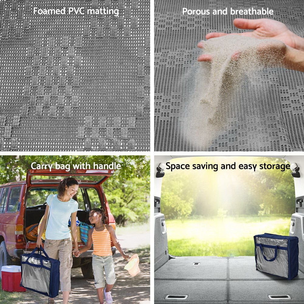 Weisshorn 6M X 2.5M Annex Matting 600GSM Floor Mats Mesh Caravan Camping Annexe - SportZone.co.nz