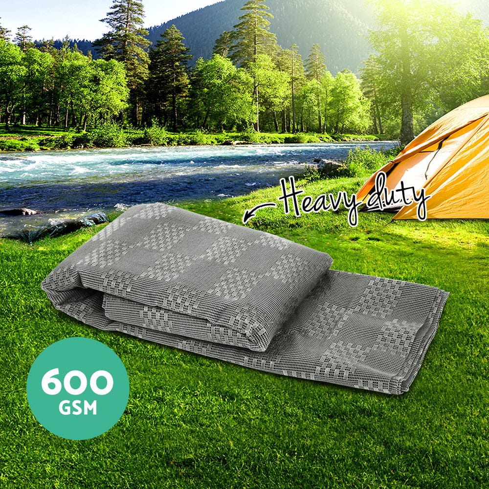 Weisshorn 7M X 2.5M Annex Matting 600GSM Floor Mats Mesh Caravan Camping Annexe - SportZone.co.nz