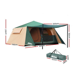 Weisshorn 8 - Person Dome Tent | Easy Setup Camping Tent - SportZone.co.nz