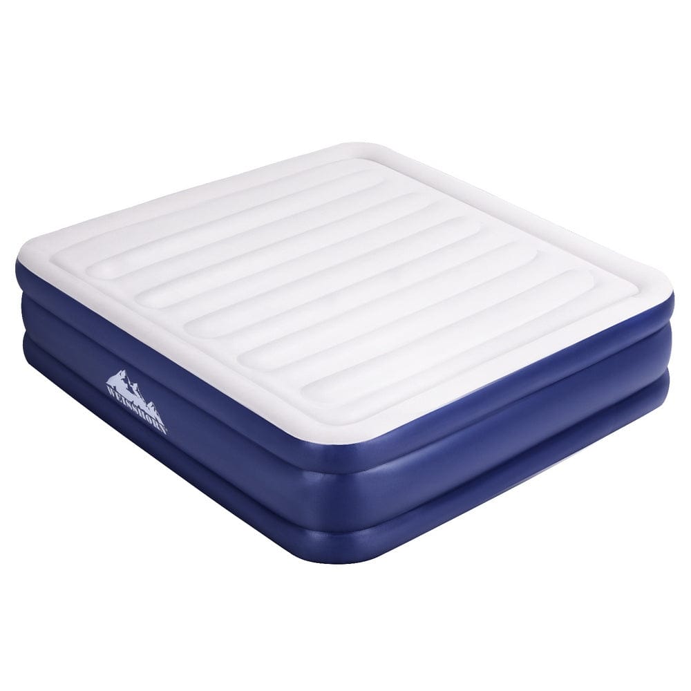 Weisshorn Air Mattress King Inflatable Bed Air bed 51cm - SportZone.co.nz